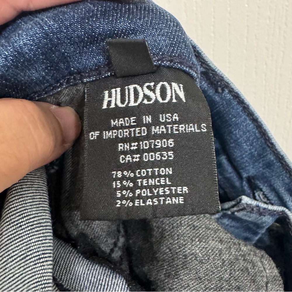 Hudson Jeans Women's Blue Skinny Jeans - Picture 6 of 6